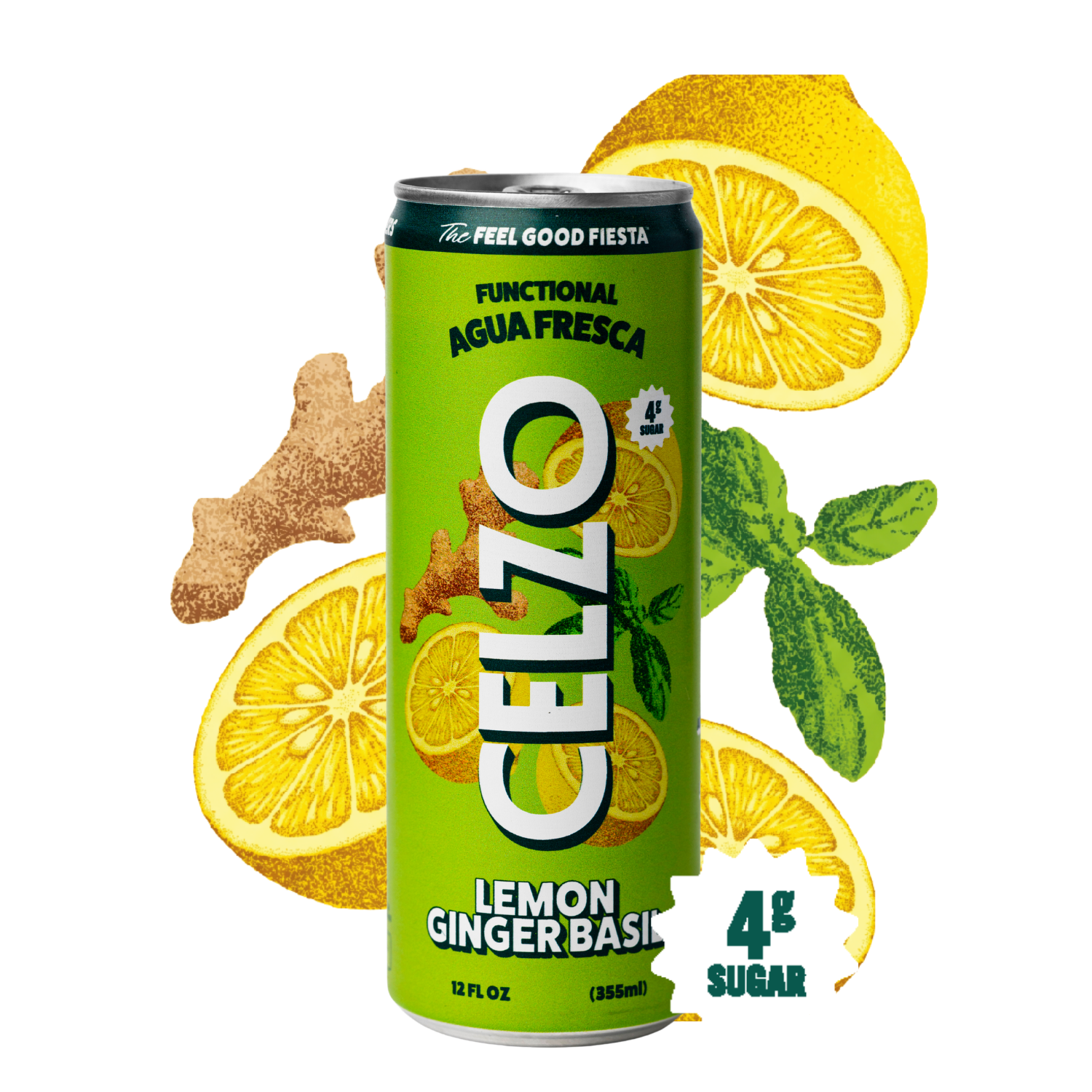 Lemon Ginger Basil – Celzo Drink
