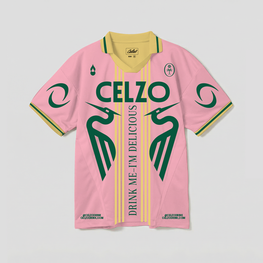 CELZO FC Official Jersey – Bubblegum Pink & Lemon