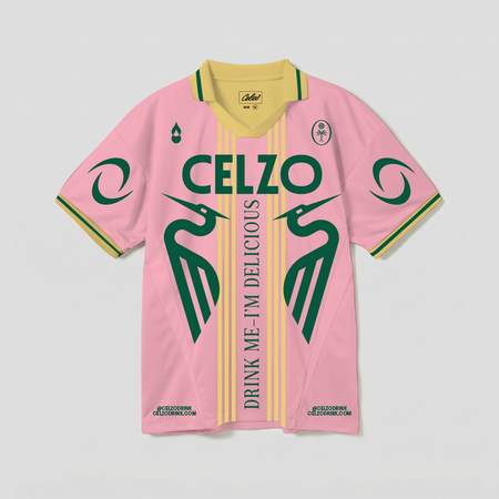 CELZO FC Official Jersey – Bubblegum Pink & Lemon