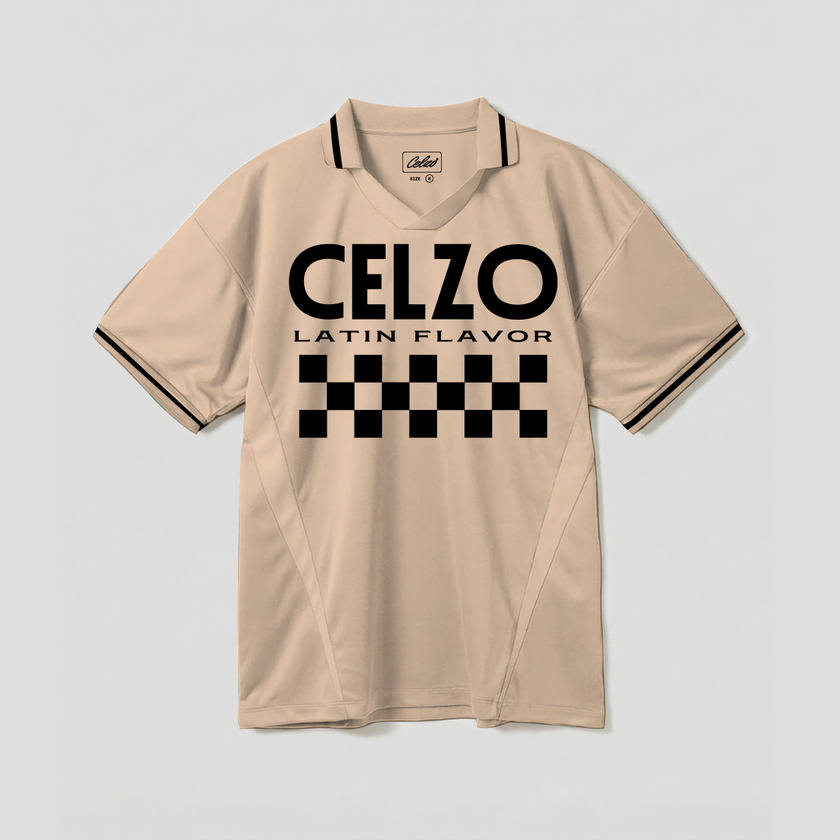 CELZO FC Official Jersey – Minimalist Sand / Cream