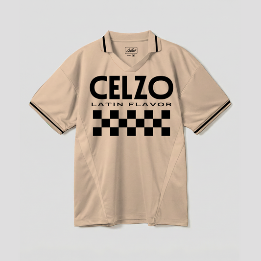 CELZO FC Official Jersey – Minimalist Sand / Cream
