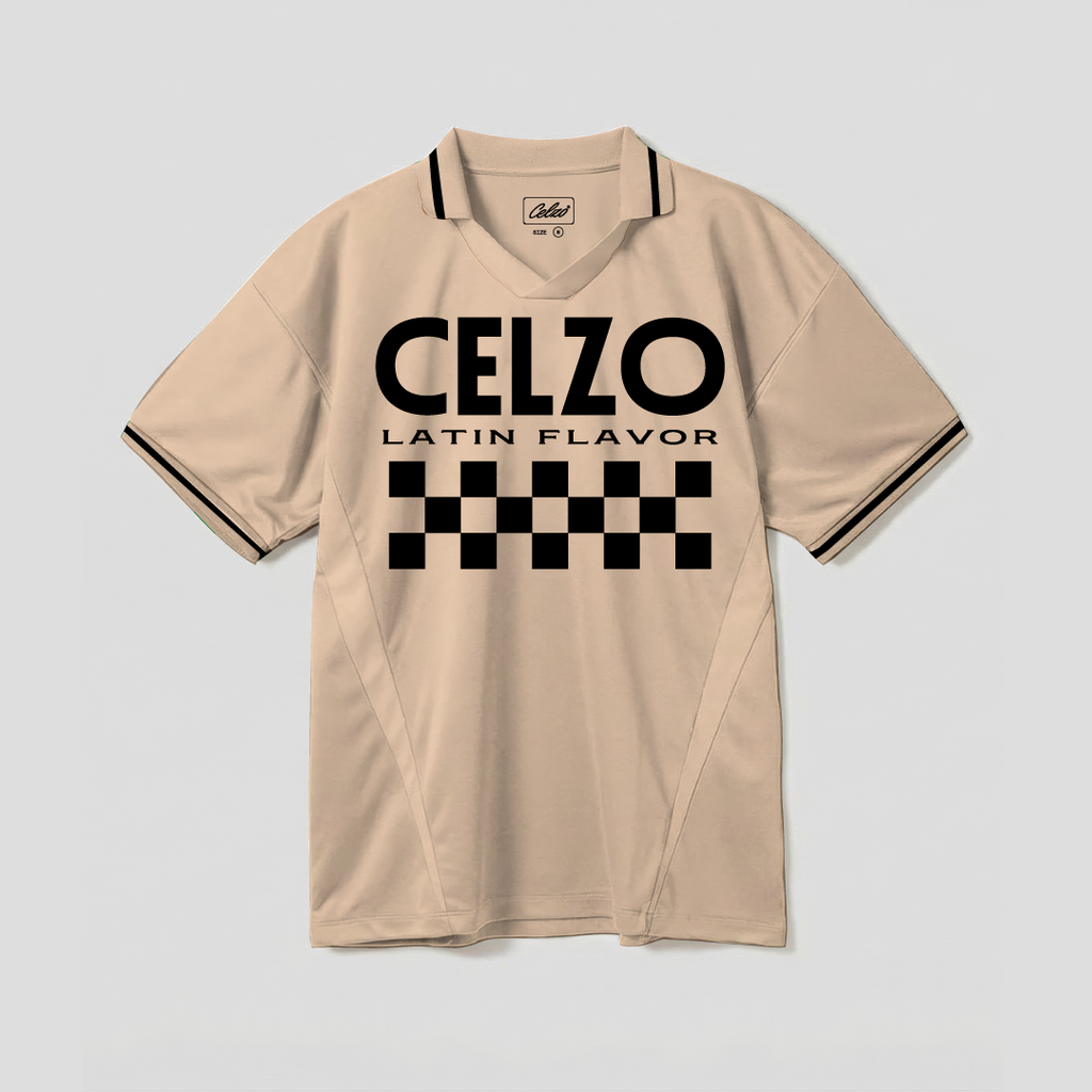 CELZO FC Official Jersey – Minimalist Sand / Cream
