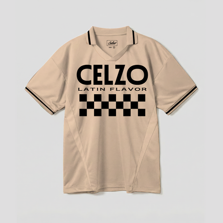 CELZO FC Official Jersey – Minimalist Sand / Cream