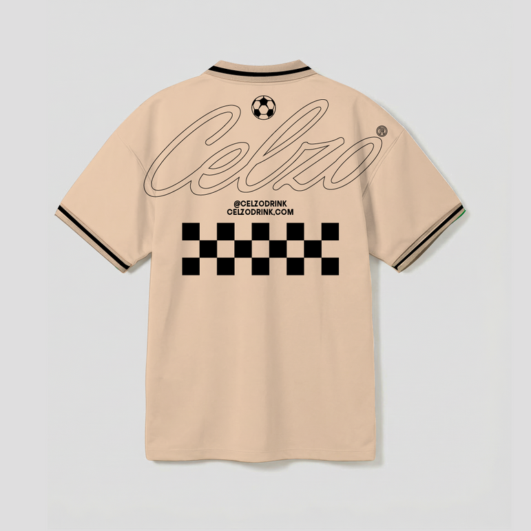 CELZO FC Official Jersey – Minimalist Sand / Cream