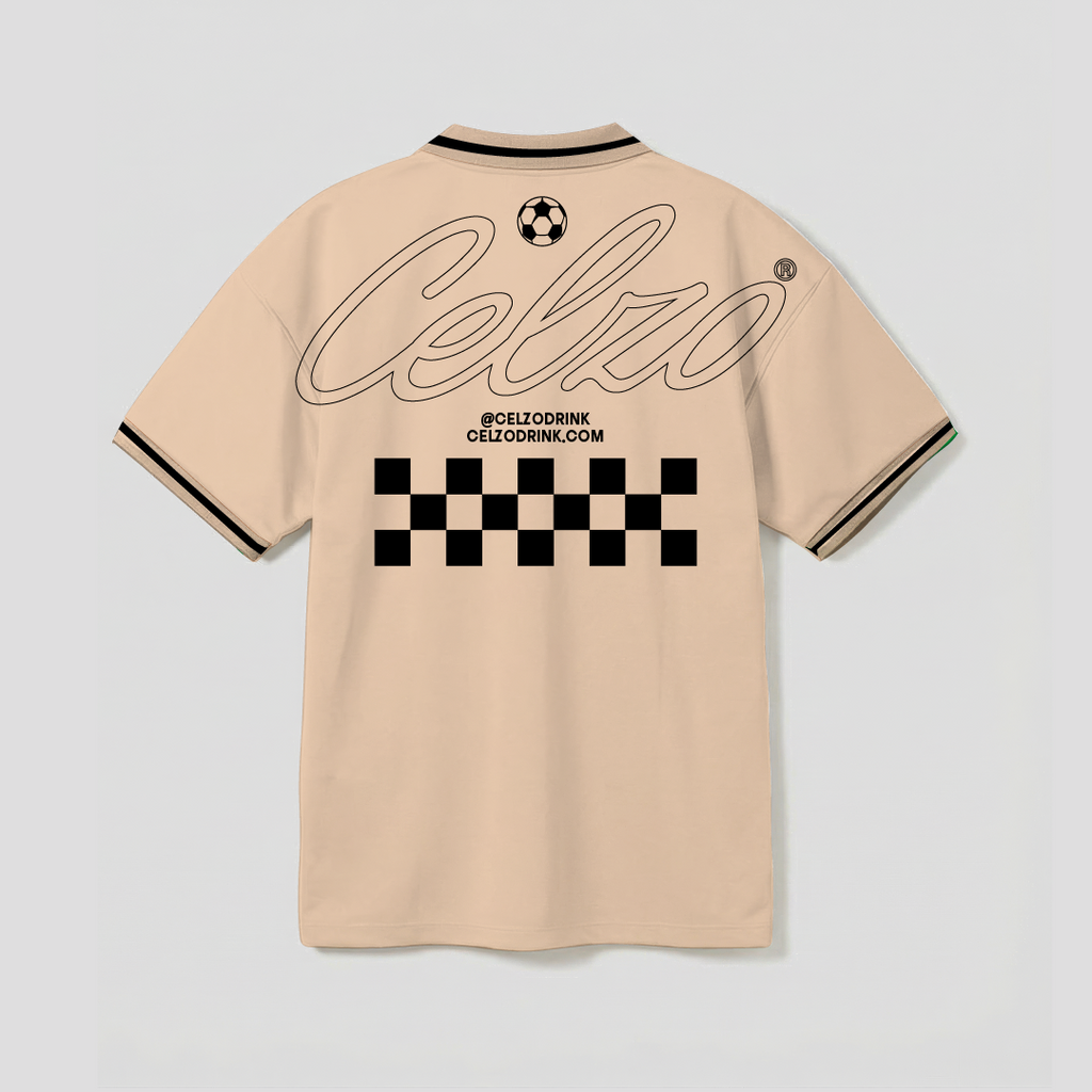 CELZO FC Official Jersey – Minimalist Sand / Cream