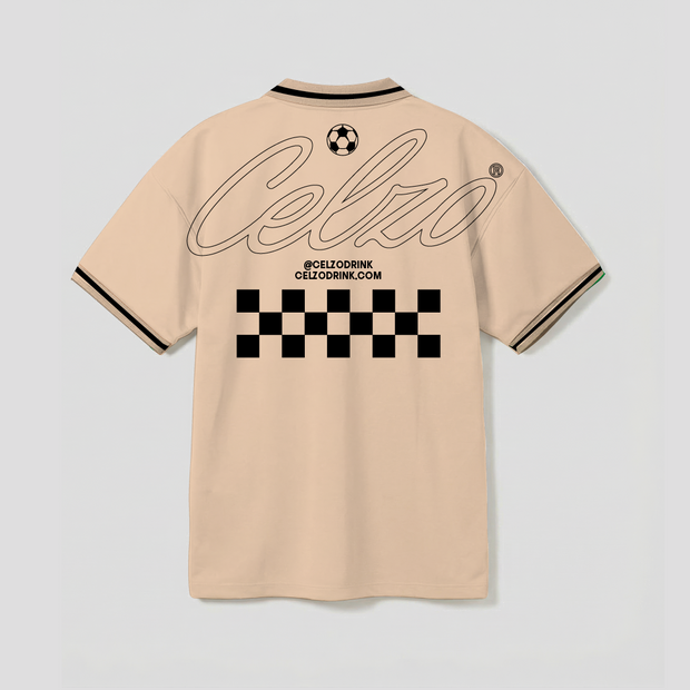CELZO FC Official Jersey – Minimalist Sand / Cream