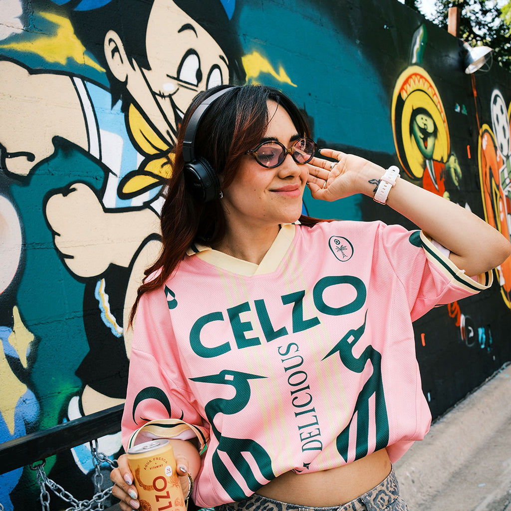 CELZO FC Official Jersey – Bubblegum Pink & Lemon
