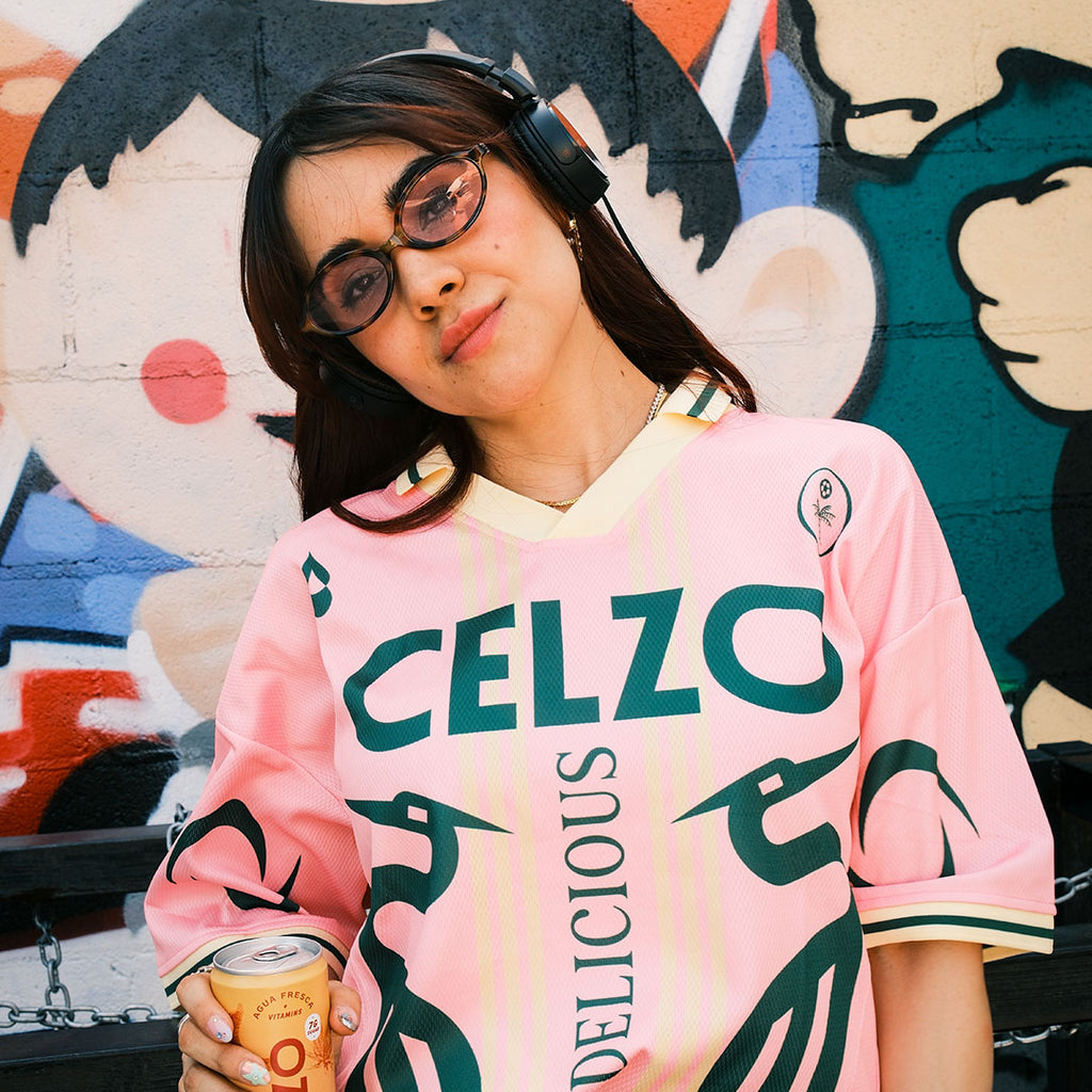 CELZO FC Official Jersey – Bubblegum Pink & Lemon