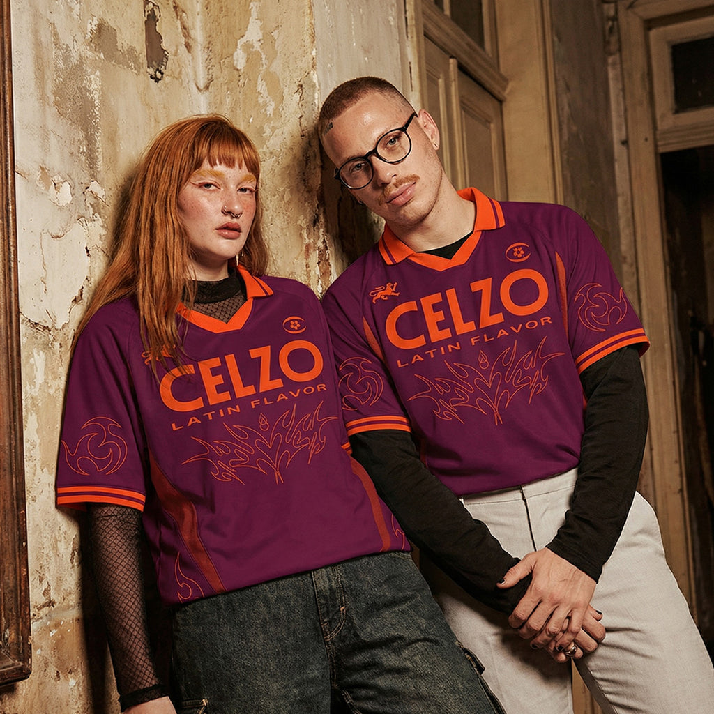 CELZO FC Official Jersey – Cyber Purple & Orange
