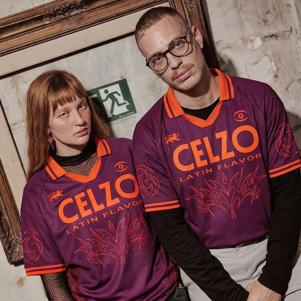 CELZO FC Official Jersey – Cyber Purple & Orange